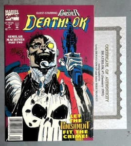 DEATHLOK 7 (NM- 9.2) AUTOGRAPHED by ARTIST DENYS COWAN, INKER MIKE MANLEY w/COA* - Picture 1 of 7