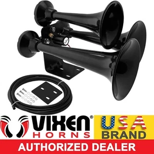 3 trompetas negras para camión/coche/SUV sonido fuerte dB 12 V - Imagen 1 de 9