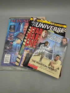 3 Star Wars Items (1) Star Wars Book (1) ScifiUniverse Mag.- (1) Non-Sport Mag. - Picture 1 of 11