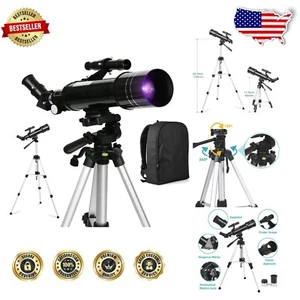 Stargazing Made Easy: 70mm Telescopic System with Adjustable Aluminum Tripod - Picture 1 of 9