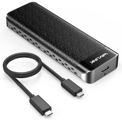 WAVLINK 40Gbps M.2 NVME SSD Gabinete M.2 a USB Tipo C Thunderbolt 3 Adaptador Foto 1 de 4