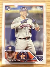 2023 Topps Yainer Diaz  #635 Rookie Card RC Houston Astros