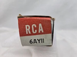 Tubo Electrónico Radiotron RCA 6AY11 Nuevo en Caja Antiguo Stock - Imagen 1 de 7