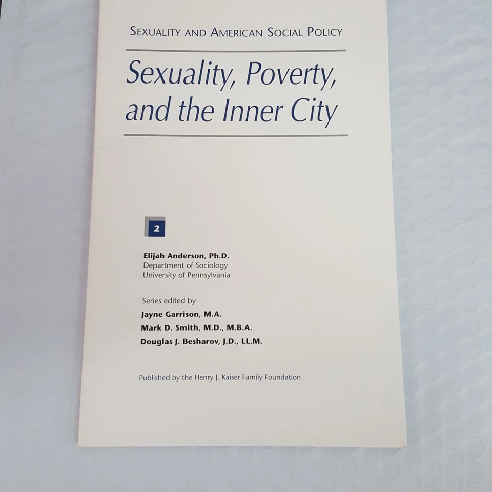 Sexuality and American Social Policy: Sexuality, Poverty and the Inner City Pape - Image 1 of 1