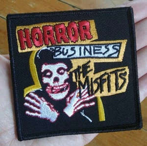 The Misfits Horror Business Embroidered Iron On Horror Punk Music Band Patch - Picture 1 of 6