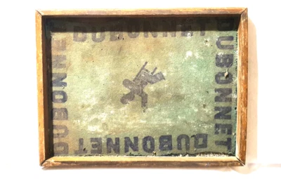 Ancien Plateau de Jeu Publicitaire Dubonnet Contour Bois Collection - Photo 1/4