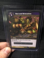 Rest and Relaxation Wow Tcg Loot Card Unscratched