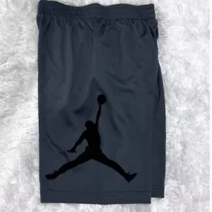 Air Jordan Jumpman Mesh Shorts Boys Size Medium Grey/Black Style 957371-G1A - Picture 1 of 5