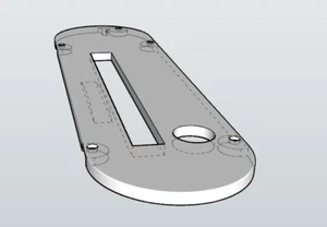 Kobalt KT1015 Dado Throat Plate - Picture 1 of 3
