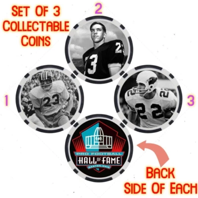 ROGER WEHRLI - PRO FOOTBALL HALL OF FAME - COLLECTABLE COIN SET - Image 1 of 2