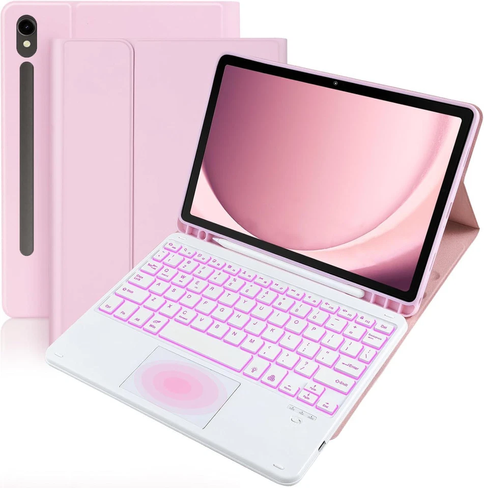 Touchpad Keyboard Case For Samsung Galaxy Tab S10 Lite S10 S9 FE 10.9 S9 S8 S7 - Image 1 of 4