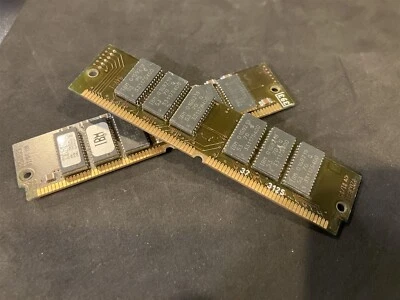2x IBM FRU 71F7010 4MB 70NS 72 PIN SIMM 1Mx36 PS2 Memory PS/2 RAM Parity - Image 1 of 4