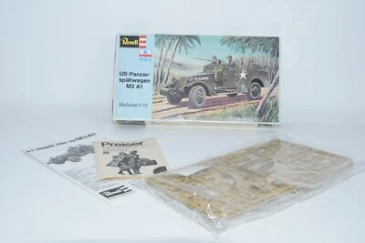 B28 1:72 REVELL ESCI H-2338 US TANK SPAHWAGEN M3 A1 USA ARMY ARMORED SCOUT MIB - Immagine 1 di 4