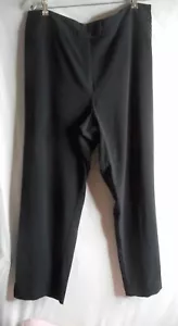 Dress Barn Woman Black Dress pants elastic waist Size 20W - Picture 1 of 7