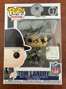 Mel Renfro Signed DALLAS COWBOYS Funko Pop HOF JSA COA - Picture 1 of 6