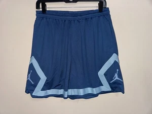 Nike Air Jordan Loose Fit Heritage Diamond Basketball Shorts Blue Women’s S NEW - Picture 1 of 6