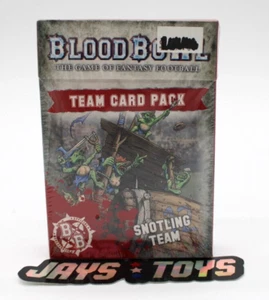 Pacchetto carte squadra Blood Bowl Snotling 2020 giochi workshop sigillato - Foto 1 di 4