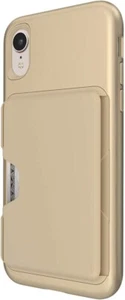 Skech Cache Compact Protective Wallet Case Apple iPhone XR Gold SK81-CHE-CHP - Picture 1 of 7