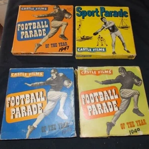 4 STÜCK, 16 MM FILM, FUSSBALLUMZUG DES JAHRES, 1946, 1947, 1948, 1949, SCHLOSSFILME - Bild 1 von 7