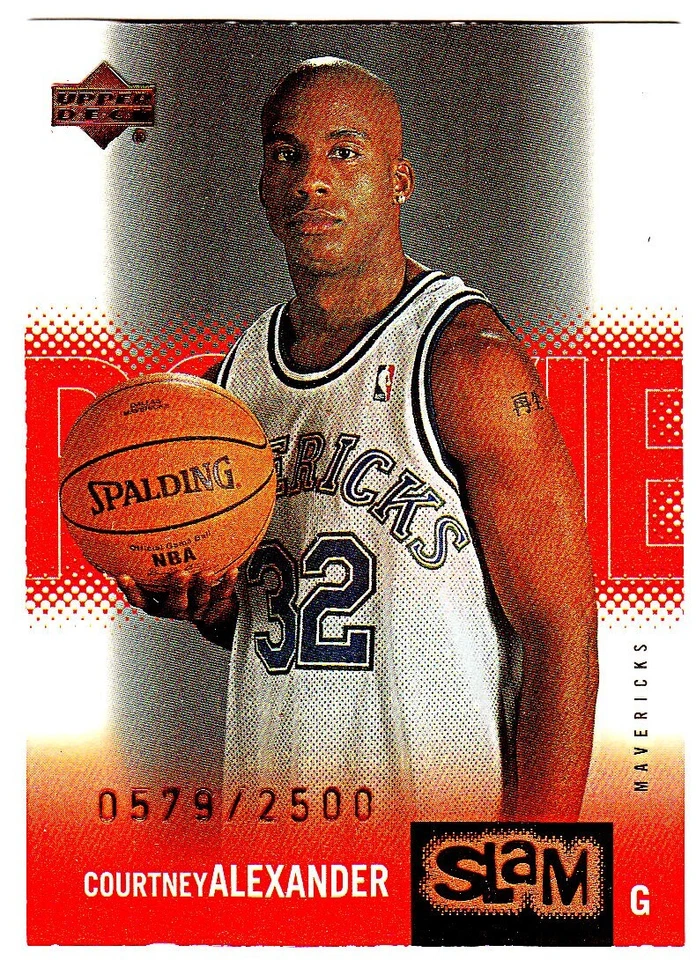 2000-01 UPPER DECK SLAM #63 COURTNEY ALEXANDER (RC) Rookie Dallas Mavericks - Image 1 of 1