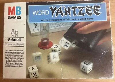 Word Yahtzee Word-Game By MB  Vintage 1979 Complete. - Image 1 of 4