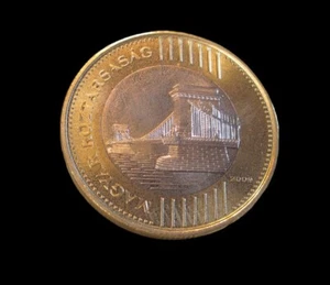 HUNGARY 200 FORINT 2009 BIMETALLIC UNC KM 826 #5733# - Picture 1 of 2