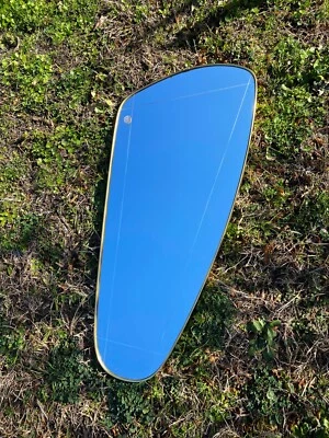 Grand miroir mural de forme libre 1. Allemagne années 50 - Photo 1/4