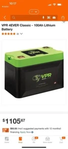 Lithium RV battery 100ah 12v - Picture 1 of 1