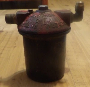 vintage oil filter and housing unit general filters inc model # 1A-25A all meta - Picture 1 of 4