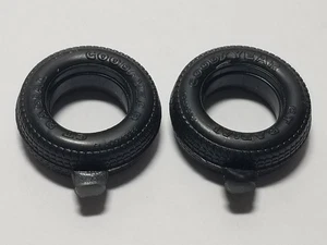 2- GOODYEAR RADIAL GT TIRES from 39 Chevy Revell Monogram 1:24 Model Kit 1939 - Picture 1 of 11
