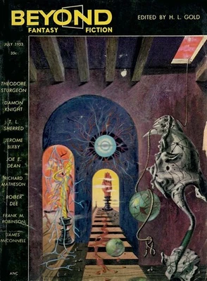 Beyond Fantasy Fiction - July, 1953 Issue - Sturgeon, Knight, FIRST ISSUE - Image 1 of 4