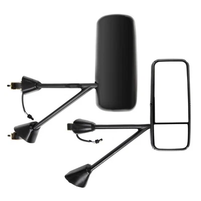 Pair Door Mirrors Power w/ Arm For 08-16 Kenworth T600 T660 T800 Left+Right Side - Image 1 of 4