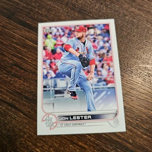 Tarjeta de béisbol 2022 Topps Jon Lester St. Louis Cardinals #213 - Imagen 1 de 2