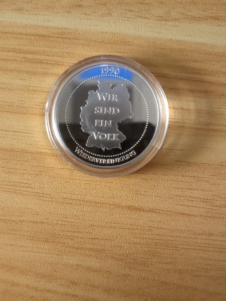 Medaille Gedenkprägung, PP, Wiedervereinigung, 1990 - Bild 1 von 2