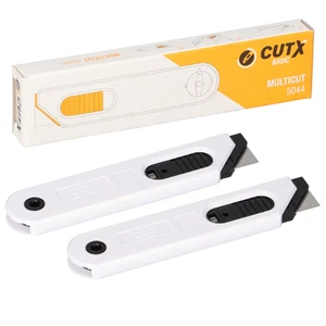 2x CUTX MULTICUT X5044 coltello cutter coltello di sicurezza con automatico Ritiro lama - Foto 1 di 10