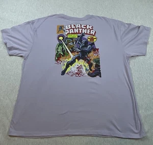 Marvel Black Panther T-Shirt Uomo 2XL Classico Manica Corta Grande Pullover Grafico - Foto 1 di 12