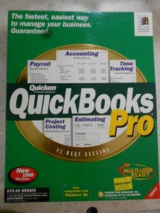 Intuit QuickBooks PRO Small Business Windows 98/ME/2000/XP - Picture 1 of 1
