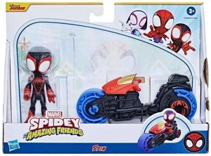 SPIDEY Moto Miles Morales Playset Figur 10cm Hasbro F7460 Amazing Friends - Bild 1 von 3