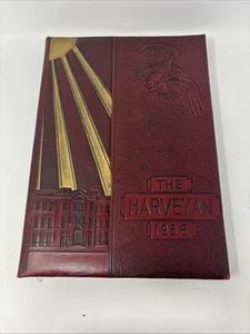The Harveyan Yearbook 1938 College Morris Harvey Leather - Foto 1 di 20