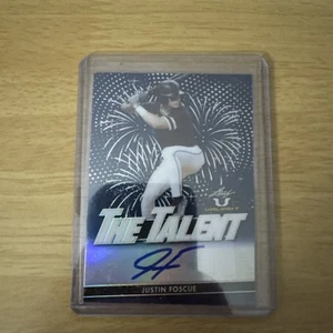 2020 LEAF VALIANT JUSTIN FOSCUE ROOKIE/RC AUTO /50 - Picture 1 of 2
