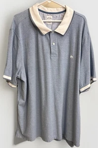 Brooks Brothers Poloshirt Herren 3XLT Kurzarm Grau Baumwolle/Elasthan Brustumfang 54" - Bild 1 von 6