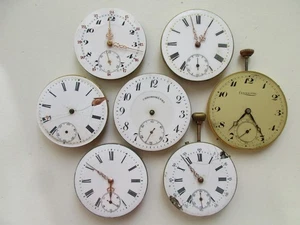 Taschenuhrwerke - Ø 40,5 - 43 mm - zur Verwendung von Teilen - 7 Stück - Bild 1 von 4
