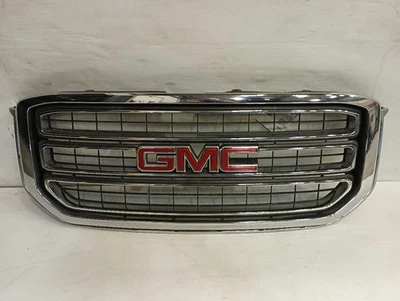 Grille Chrome Front Grill w/ Emblem from 2016 GMC Yukon XL 1500 SLT 12481359 - Image 1 of 4