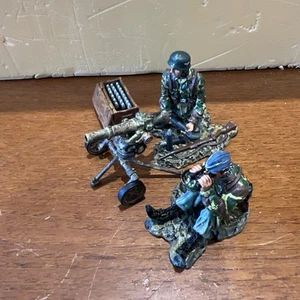 Thomas Gunn German Paratroopers With 7.5cm Recoiless Gun FJ001A - Picture 1 of 4