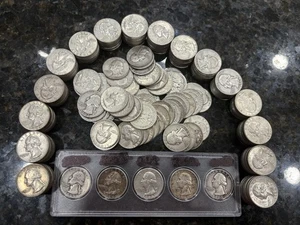 214 90 % Silber Viertel !! Zirkuliert aber ordentlicher Zustand Under Melt!! Look - Bild 1 von 8