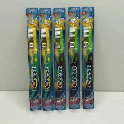 Escova de Dentes Única Crest Orca Whale Kids #40 VINTAGE 2003-Nova e Selada Escolha a Cor - Imagem 1 de 3