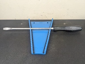 #bl491 Snap On Tool SDD12 18” Black Hard Flat/Slotted Screwdriver USA - Imagen 1 de 8