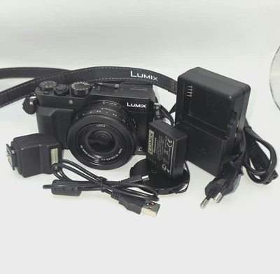 Panasonic LUMIX DMC-LX100 4K Digitalkamera mit Ladegerät und Akku..✈ DHL. - Bild 1 von 4
