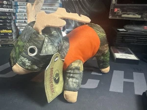 Camouflage Mooseiche Hirsch Plüschtier Stofftier Spielzeug Orange Weste 8 Camouflage - Bild 1 von 4
