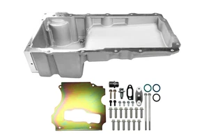 FiTech Plus 130001, LS Swap Oil Pan, Standard Profile, Satin, 6.00 Qts - Picture 1 of 13